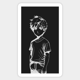 Anime Boy 02 Sticker